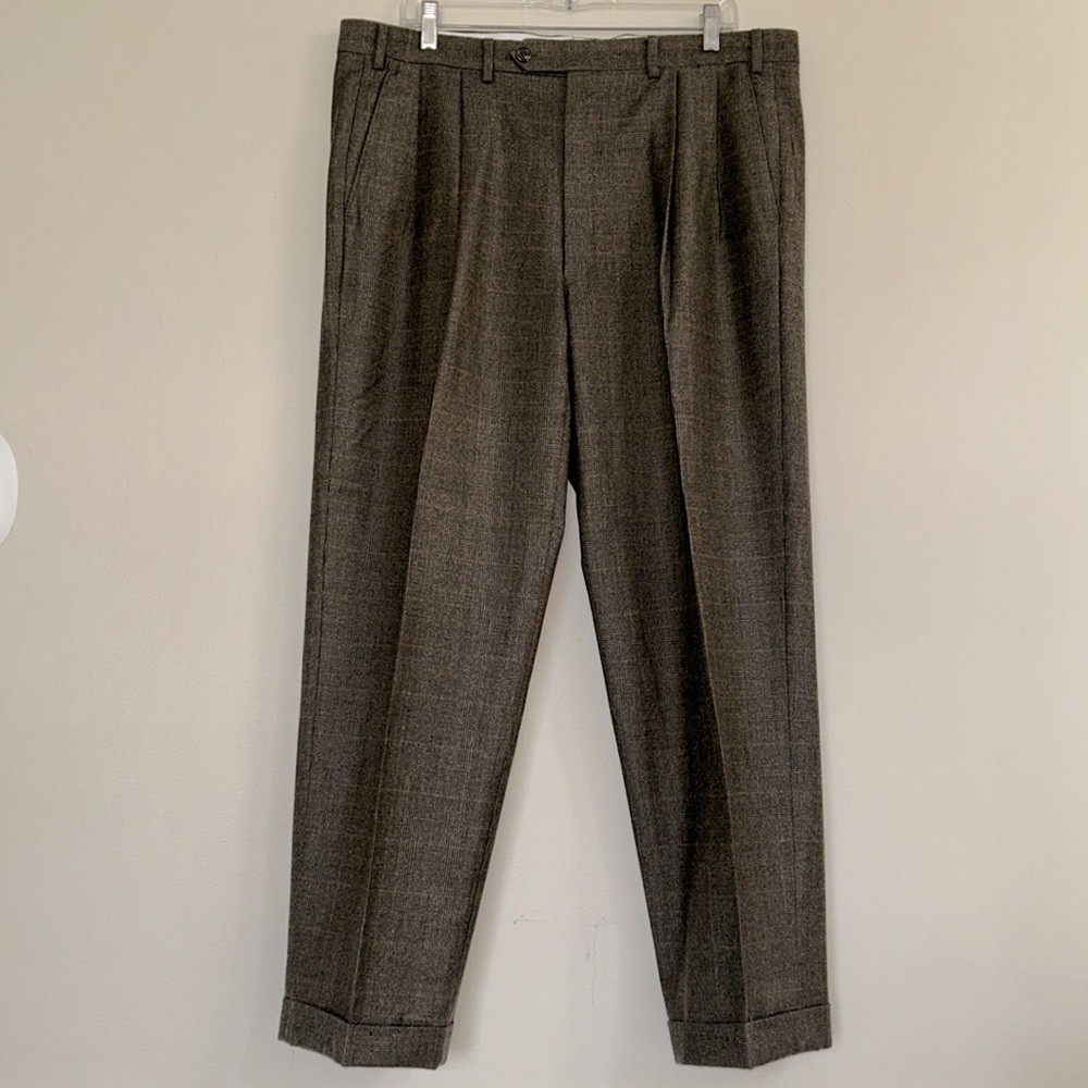 Lauren Ralph Lauren Dress Pants. Cashmere blend. Black and khaki. 38 W x 30 L.